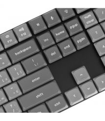 Keychron Клавиатура механическая K5 Max 104Key, Gateron MX 2.0 Brown, WL/BT/USB-A, QMK, White Led, черный