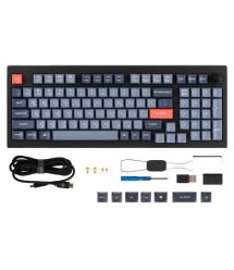 Keychron Клавиатура механическая Keychron V5 Max 100Key, Gateron Jupiter Banana, Knob, WL/BT/USB-A, Hot-Sw