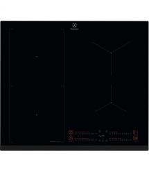 Electrolux Варочная поверхность индукционная, 60см, расширенная зона, датчик кипения, датчик жарки, Hob2Hood, черный