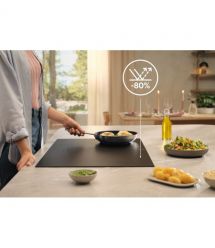 Electrolux Варочная поверхность индукционная, 80см, расширенная зона, датчик кипения, Hob2Hood, черный мат.