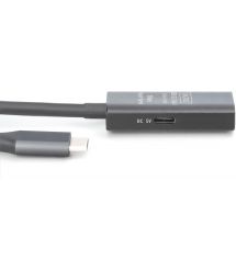 Digitus Удлинитель USB 3.2 Gen1 Active Cable 5G, C/M-A/F, 5м, черный
