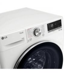 LG Стирально-сушильная машина фронтальная, 9(6)кг, 1400, А, 56см, дисплей, пар, инвертор, белый