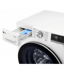 LG Стирально-сушильная машина фронтальная, 9(6)кг, 1400, А, 56см, дисплей, пар, инвертор, белый