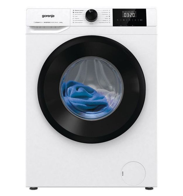 Gorenje Стиральная машина фронтальная, 6кг, 1200, A+++, 43.5см, дисплей, пар, инвертор, белый