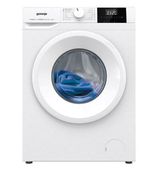 Gorenje Стиральная машина фронтальная, 7кг, 1200, A+, 43.5см, дисплей, пар, инвертор, белый