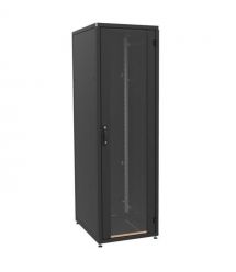 ZPAS Шкаф 19", 18U, IT, передняя стеклянная дверь, без столешницы, 600x800 мм, максимально 1000кг, черный