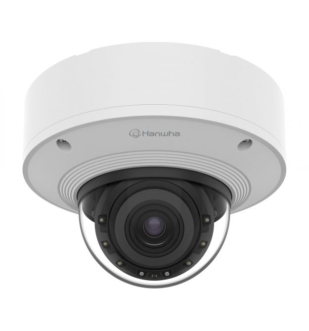 Samsung Hanwha Techwin Камера IP PNV-A6081R, 2MP, Dome, 4.38-9.33mm AVF, f/1.3-2.15, IR40m, DC 12V/PoE+, IP66/IP67/IP6K9K,