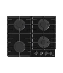 Gorenje Варочная поверхность газ на стекле, 60см, чугун, черный