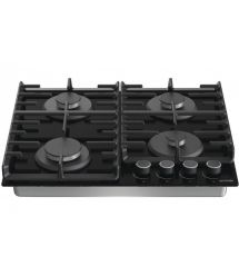 Gorenje Варочная поверхность газ на стекле, 60см, чугун, черный