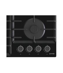 Gorenje Варочная поверхность газ на стекле, 60см, чугун, черный