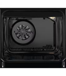 Electrolux Плита электрическая стеклокерамическая, 57л, 50x60см, дисплей, конвекция, противень для барбекю, белый