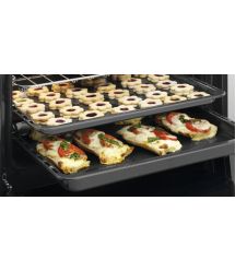 Electrolux Плита электрическая стеклокерамическая, 57л, 50x60см, дисплей, конвекция, белый
