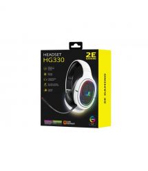 2E Gaming Гарнитура игровая HG330, 7.1, USB-A, RGB, 2м, белый