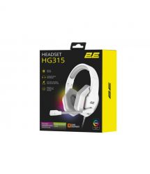 2E Gaming Гарнитура HG315 RGB USB 7.1 White