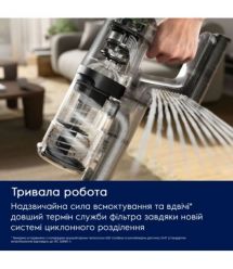 Electrolux Пылесос беспроводный, влажная уборка, конт пыль -0.5л, автон. раб. до 50мин, вес-2.49кг, НЕРА12, 5 насадок, синий