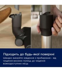 Electrolux Пылесос беспроводный, влажная уборка, конт пыль -0.5л, автон. раб. до 50мин, вес-2.49кг, НЕРА12, 5 насадок, синий