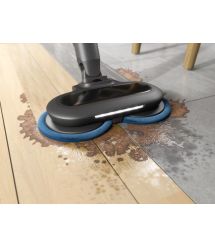 Electrolux Пылесос беспроводный, влажная уборка, конт пыль -0.5л, автон. раб. до 50мин, вес-2.49кг, НЕРА12, 5 насадок, синий