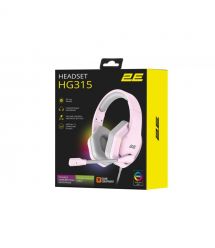 2E Gaming Гарнитура HG315 RGB USB 7.1 Pink
