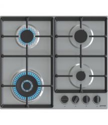 Gorenje Варочная поверхность газовая, 60см, чугун, комфорка Wok, нерж