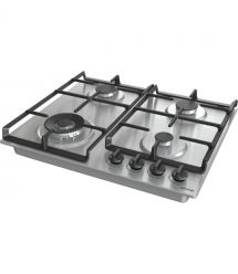 Gorenje Варочная поверхность газовая, 60см, чугун, комфорка Wok, нерж