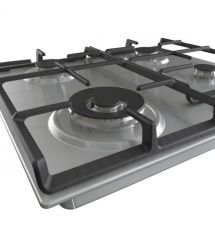 Gorenje Варочная поверхность газовая, 60см, чугун, комфорка Wok, нерж