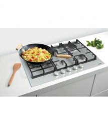 Gorenje Варочная поверхность газовая, 60см, чугун, комфорка Wok, нерж