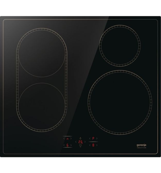 Gorenje Варочная поверхность индукционная, 60см, PowerBoost, TouchControl, обьединение конфорок, черный