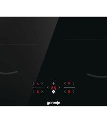 Gorenje Варочная поверхность индукционная, 60см, PowerBoost, TouchControl, обьединение конфорок, черный