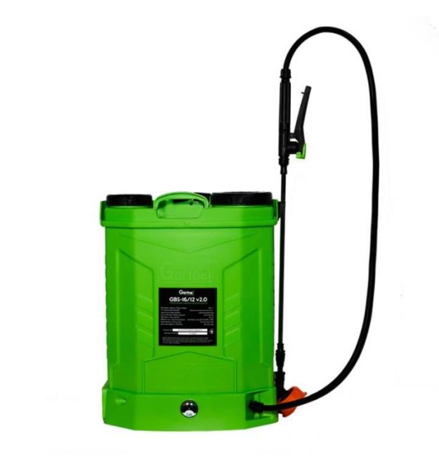 Gartner Обприскувач акумуляторний GBS-16/12 v2.0 16л 12В 5бар 2.6л·хв