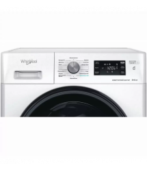 Whirlpool Стирально-сушильная машина фронтальная, 8(6)кг, 1400, A, 60см, дисплей, пар, инвертор, белый