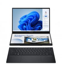 ASUS Ноутбук Zenbook Duo UX8406CA-QL048W 14" FHD OLED, Intel Ultra 9 285H, 32GB, F2TB, UMA, Win11, Серый