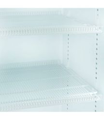 SNAIGE Холодильная витрина, 202.5x60х73, 455л, полок - 5, зон - 1, бут-252, 1дв., ST, баннер, белый