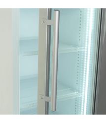 SNAIGE Холодильная витрина, 202.5x60х73, 455л, полок - 5, зон - 1, бут-252, 1дв., ST, баннер, белый
