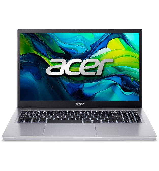 Acer Ноутбук Aspire Go AG15-32P 15.6" FHD IPS, Intel 3-N355, 16GB, F512GB, UMA, Lin, серебристый