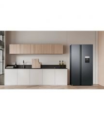 TCL Холодильник SBS, 177х92х63см, 2 дв., Х- 322л, М- 181л, A++, NF, диспенсер, нерж