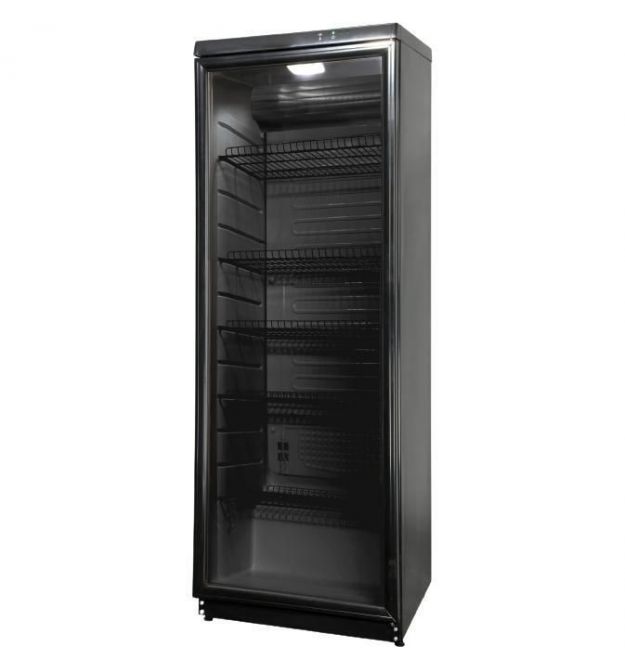 SNAIGE Холодильная витрина, 173x60х60, 350л, полок - 5, зон - 1, бут-154, 1дв., ST, черный
