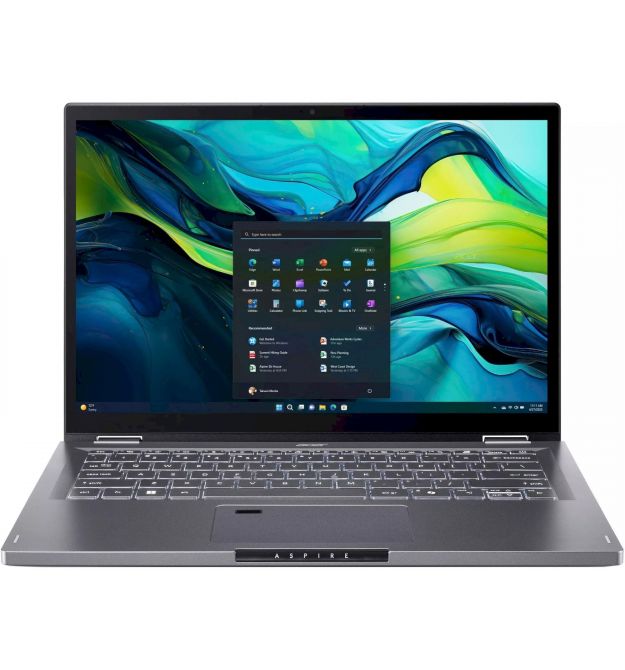 Acer Ноутбук Aspire Spin 14 ASP14-52MTN 14" WUXGA IPS Touch, Intel U7-155U, 32GB, F1TB, UMA, Win11, серый