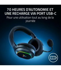 Razer Гарнитура игровая Barracuda X Chroma, BT/WL, RGB, чёрный