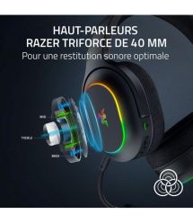 Razer Гарнитура игровая Barracuda X Chroma, BT/WL, RGB, чёрный