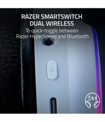 Razer Гарнитура игровая Barracuda X Chroma, BT/WL, RGB, белый