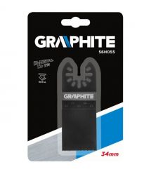 Graphite Полотно пильное погружное по металлу, для многофункц. инструмента, 34мм