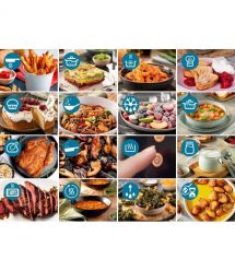 Philips Мультипечь Ovi Series 3000, 1700Вт, чаша-6.2л, сенсорное управл., 12 авто. программ, пластик, чорний