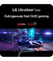 LG Монитор 27" 27GS95QE-B 2xHDMI, DP, USB, Audio, OLED, 2560x1440, 240Hz, 0.03ms, DCI-P3 98.5%, G-SYNC, FreeSync, Adaptiv