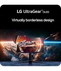 LG Монитор 27" 27GS95QE-B 2xHDMI, DP, USB, Audio, OLED, 2560x1440, 240Hz, 0.03ms, DCI-P3 98.5%, G-SYNC, FreeSync, Adaptiv