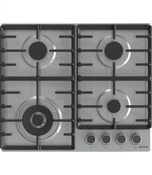 Gorenje Варочная поверхность газовая, 60см, чугун, нерж
