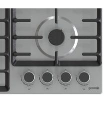 Gorenje Варочная поверхность газовая, 60см, чугун, нерж