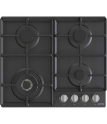 Gorenje Варочная поверхность газовая, 60см, чугун, черный