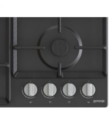 Gorenje Варочная поверхность газовая, 60см, чугун, черный