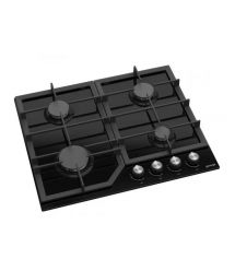 Gorenje Варочная поверхность газ на стекле, 60см, чугун, черный