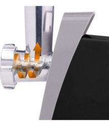 Gorenje Мясорубка, 1600Вт, 2,2кг/мин, 2 решетки, пластик+металл, черный